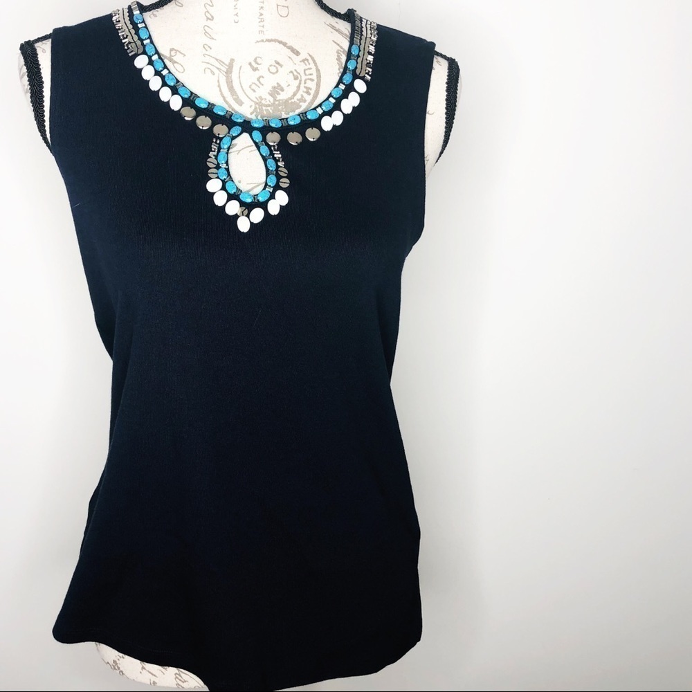 RAFAELLA Tank Top With Side Splits